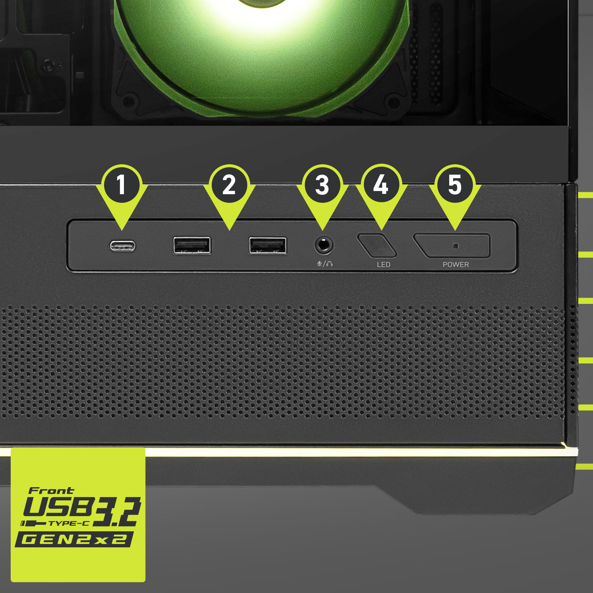 MSI MAG PANO 110R PZ Computer Case